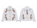 Beaded Ivory Tweed Jacket front and back